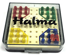 Vintage Halma Mini Damas Chinesas Jumbo 1980s Jogo de Viagem AY196 comprar usado  Enviando para Brazil