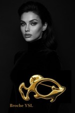 Broche dauphin ysl d'occasion  Cugnaux