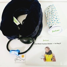 Dispositivo de tração cervical pescoço e saco de gelo 9" para alívio da dor e suporte《844》M comprar usado  Enviando para Brazil