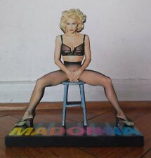 Boneco MADONNA 8" DISPLAY STANDEE estátua MDF recorte brinquedo standup pop decoração boneca comprar usado  Enviando para Brazil