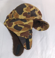 Chapéu masculino vintage anos 70 Columbia G/XL camuflado aba de orelha - Gore-Tex - Fabricado nos EUA comprar usado  Enviando para Brazil
