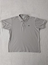 Camisa polo masculina Lacoste GG (6) cinza malha algodão ajuste clássico manga curta casual comprar usado  Enviando para Brazil