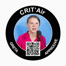Sticker greta thunberg d'occasion  France