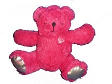 Peluche ours rose d'occasion  France