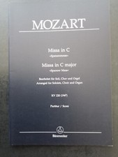Partition mozart missa d'occasion  Milly-sur-Thérain