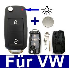 Ersatz Klappschlüssel Fernbedienung Gehäuse für VW Amarok T5 T6 + Batterie comprar usado  Enviando para Brazil