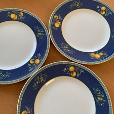Juego de vajilla de porcelana de hueso fino de 8 pulgadas Wedgwood Citron Platos segunda mano  Embacar hacia Mexico