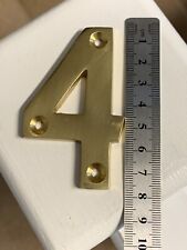 Brass door number for sale  WOLVERHAMPTON