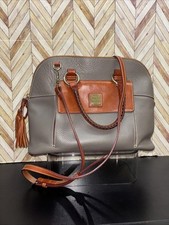 Bolsa de ombro DOONEY & BOURKE grande Aubrey satchel couro pebbled borla comprar usado  Enviando para Brazil