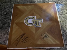GEORGIA TECH LANÇA DE BASQUETE TERRY JAVIAN MCCOLLUM PLACA DE ASSOALHO AUTOMÁTICA ASSINADA CERTIFICADO DE AUTENTICIDADE, usado comprar usado  Enviando para Brazil