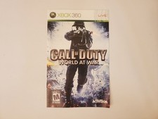 Call Of Duty: World At War (Microsoft Xbox 360) Apenas Manual comprar usado  Enviando para Brazil
