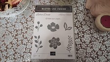 Stempelset blüten zweige gebraucht kaufen  Hötensleben