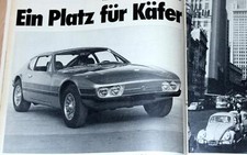 VW SP2 ! Käfer KAMEI Tuning Empi Werbungen IMP Karmann Buggy K 70 GF 1972 03 comprar usado  Enviando para Brazil