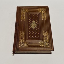 Tancred Benjamin Disraeli Saint Dunstan Binding LEATHER BOOK 1904 Vintage comprar usado  Enviando para Brazil
