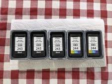 5 cartuchos de tinta usados vazios para impressora Canon 243 244 reciclagem ou refil  comprar usado  Enviando para Brazil