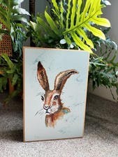 Oil painting hare for sale  NEWPORT