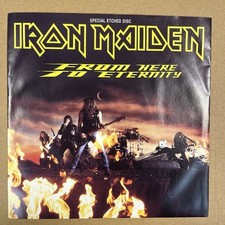 Usado, IRON MAIDEN-FROM HERE TO ETERNITY/ROLL OVER VIC VELLA-OG EMI 45 -ETCHED DISC!! comprar usado  Enviando para Brazil