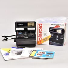 🔥 BELA CÂMERA INSTANTÂNEA POLAROID 600 ONESTEP CLOSE-UP PRETA COM CAIXA, usado comprar usado  Enviando para Brazil