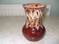 Brown pottery vase for sale  AYLESBURY