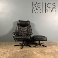 Black leather skoghaug for sale  CAMBRIDGE