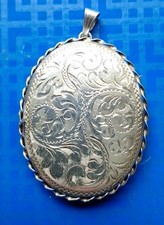 Silver locket vintage for sale  Ireland