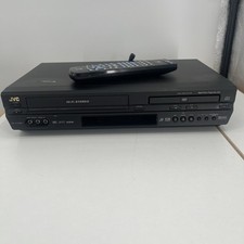Combo player JVC HR-XVC26U DVD VCR varredura progressiva com controle remoto funciona muito bem comprar usado  Enviando para Brazil