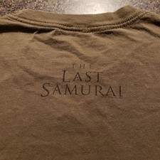 Camiseta The Last Samurai Promo 2003 Filme Swag Gráficos HONRA Rara Tom Cruise comprar usado  Enviando para Brazil