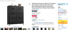 Fabric dresser bedroom for sale  Fairfax