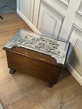 Edwardian oak chrome for sale  THIRSK