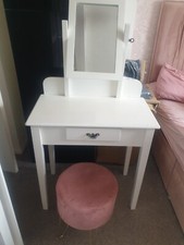 White dressing table for sale  MERTHYR TYDFIL
