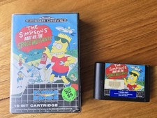 The Simpsons Bart vs The Space Mutants Sega Mega Drive Game Video Ezy aluguel, usado comprar usado  Enviando para Brazil