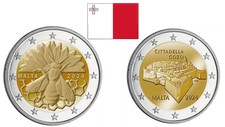 2 x 2€ Euros Commémorative Malte 2024 Gozo + Abeille comprar usado  Enviando para Brazil