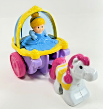 Fisher Price Little People Klip Klop Horse Carriage & Kopciuszek 2013 Mattel na sprzedaż  Wysyłka do Poland