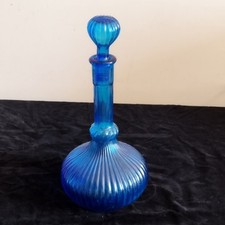 Magnifique carafe bleu d'occasion  Charvieu-Chavagneux