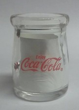 Bardzo ładna reklama Coca Coli 1/2 uncji szklany krem mleczny na sprzedaż  Wysyłka do Poland
