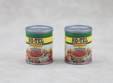2 latas de frasco de tomate e pimentão serve para boneca de 18 pol. cozinha padaria , usado comprar usado  Enviando para Brazil