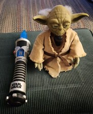 Interactive yoda lightsaber for sale  New Freedom
