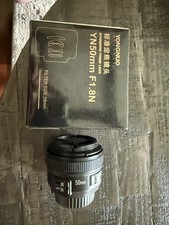 Usado, Lente de câmera em excelente estado usado Yongnuo YN 50mm F1.8N para câmera Nikon comprar usado  Enviando para Brazil