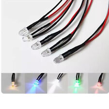 10 peças lâmpada LED 5mm pré-fio 20cm diodos emissores de luz 3V 6V 12V 36V 110V-380V comprar usado  Enviando para Brazil