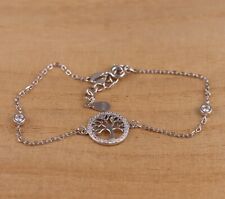 Pulseira corrente elos árvore da vida prata esterlina 925 CZ presente dama de honra na caixa comprar usado Pulseira corrente elos árvore da vida prata esterlina 925 CZ presente dama de honra na caixa comprar usado  Enviando para Brazil