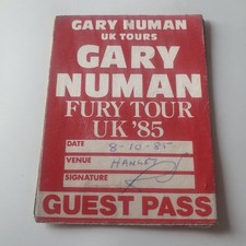 Gary numan fury for sale  STOKE-ON-TRENT
