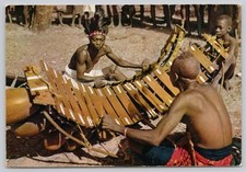 Cartão postal c25826 jogadores de Balafon África, usado comprar usado  Enviando para Brazil