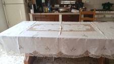 Tovaglia corredo ricamata usato  Nardo