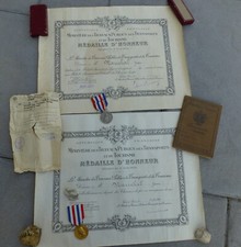 Diplomes medailles honneur d'occasion  Épinal