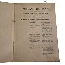 Midland railway examination for sale  TARPORLEY