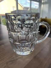 Dimpled pint glass for sale  CROOK