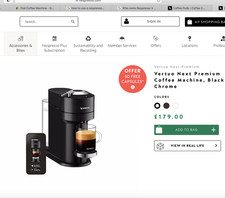 Nespresso virtuo next for sale  POTTERS BAR