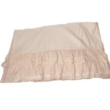 Saia berço Pottery Barn Kids Sadie babado algodão orgânico blush rosa várias camadas comprar usado  Enviando para Brazil