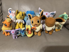 Pokemon Center Tomy WCT Lote de Pelúcia de 11 Eeveelutions Eevee Evolutions Usado Como Está comprar usado  Enviando para Brazil