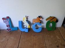 Wooden letters child for sale  TRURO